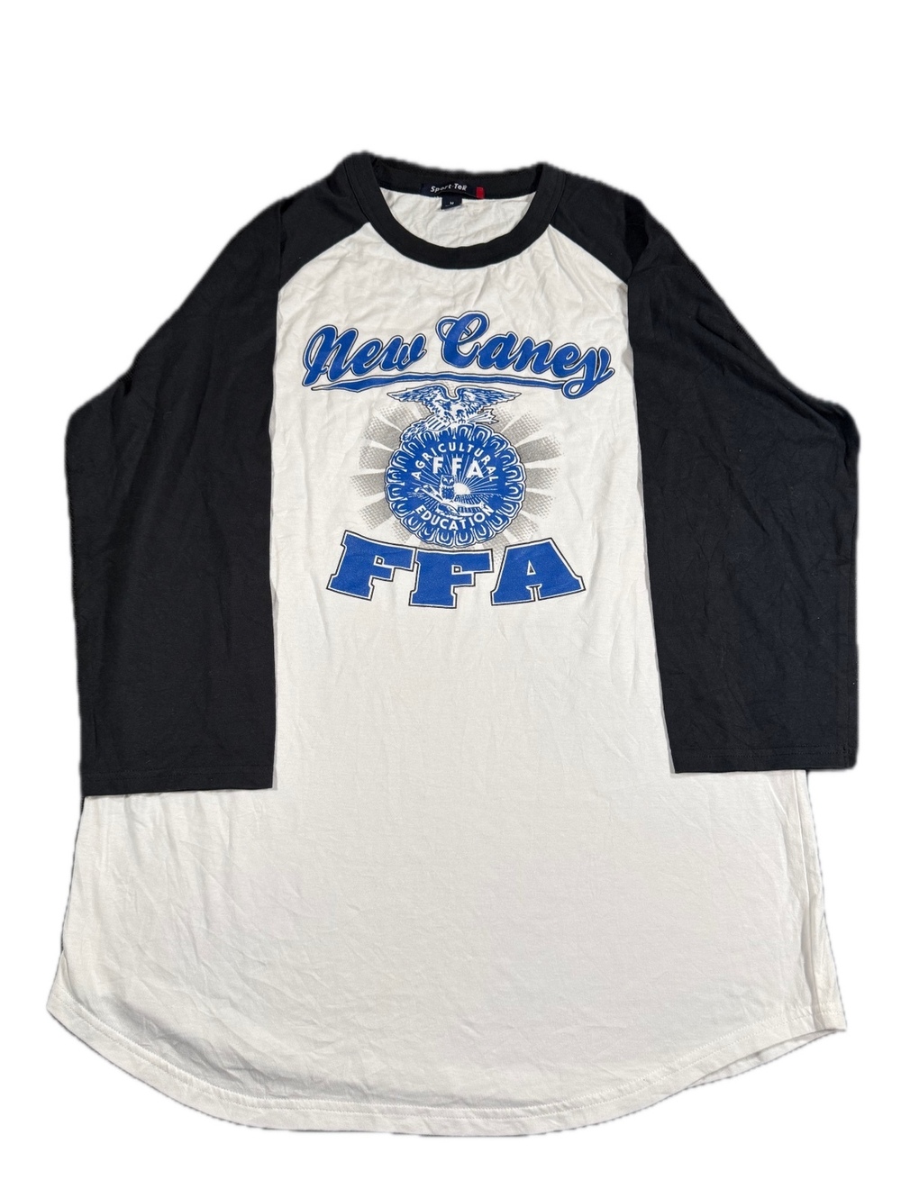 Sport-Tek New Caney FFA Baseball Tee Shirt Medium